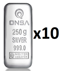  - 250 gr Silver