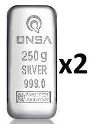  - 250 gr Silver