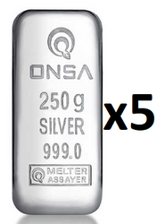  - 250 gr Silver