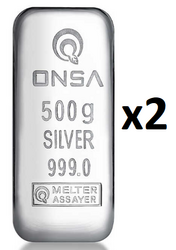  - 500 gr Silver