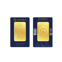  - 50 gr Gold with gold in the bank account